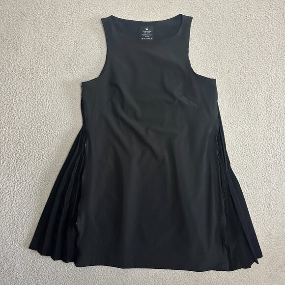 The More Or Less Womens Dress Black Convertible Pleated Swing Travel Active - Picture 11 of 16
